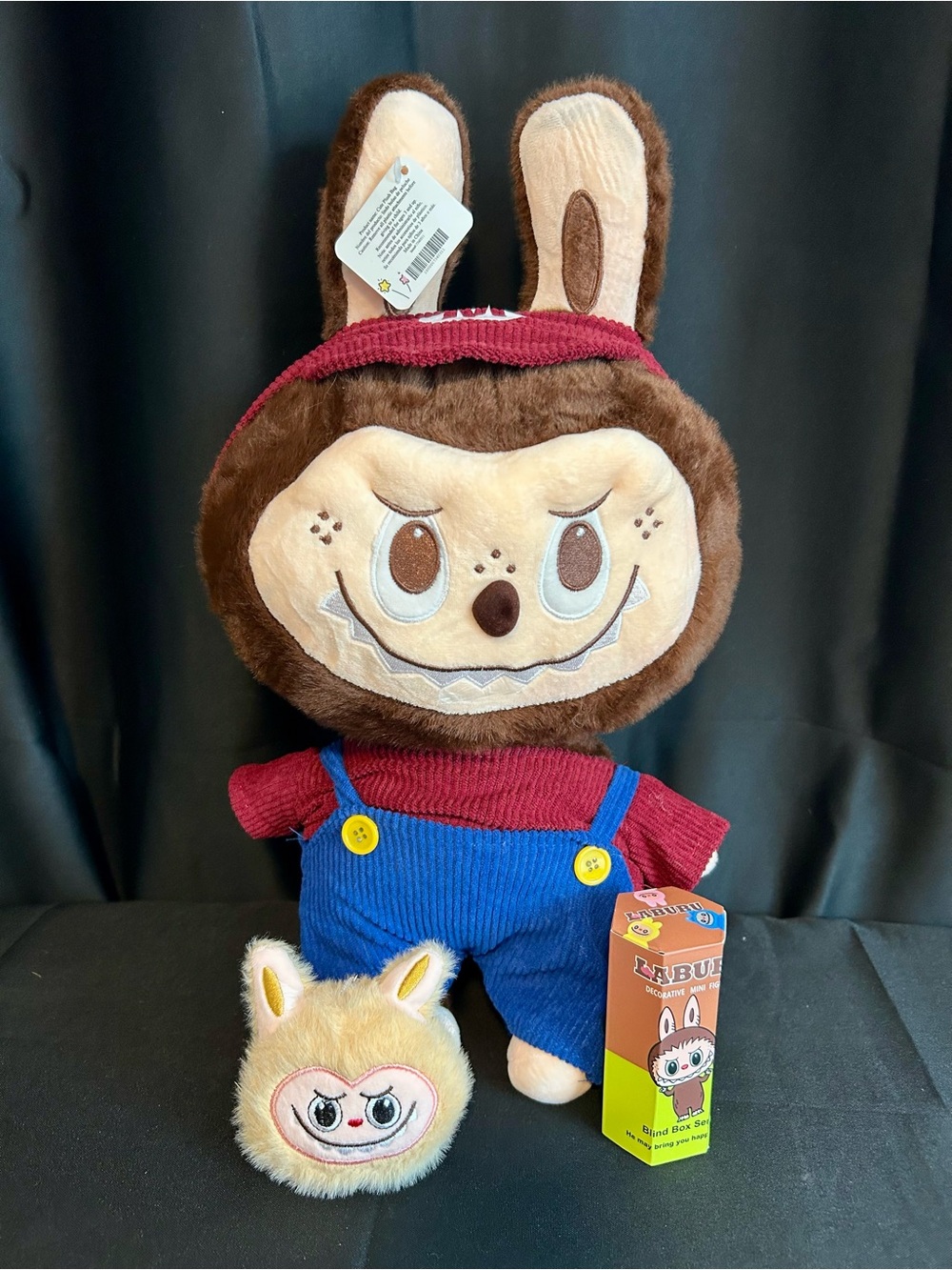 18” Super Mario Monster Plush, keychain and phone hipper